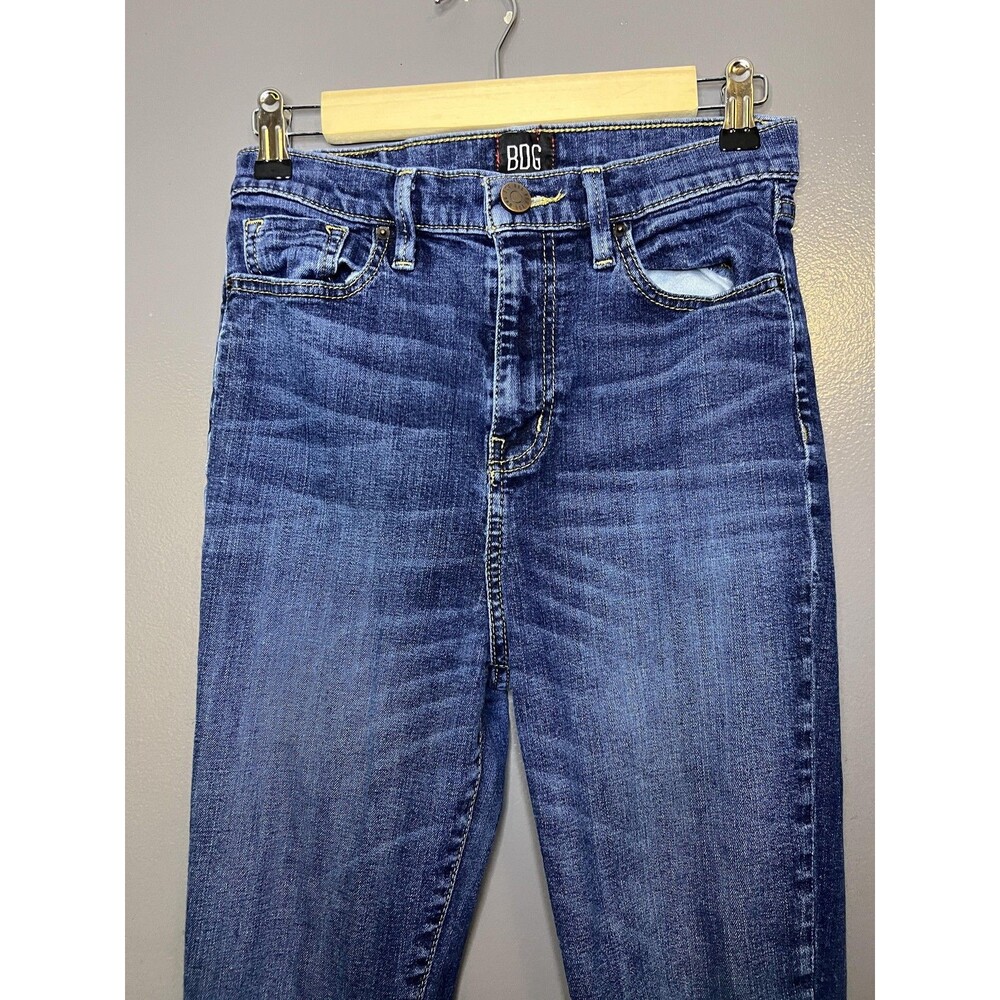 BDG Twig High Rise Skinny Jeans Womens 26 Medium Wash Blue Stretch Denim